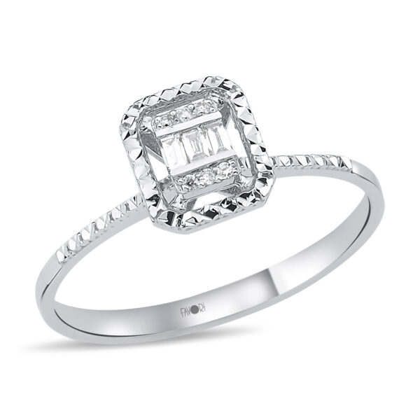 Favori Pırlanta Baget Yüzük 0.07 Ct.
